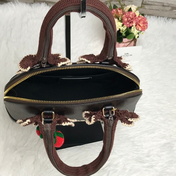 👜2Pcs🌺 MINI SIERRA SATCHEL&CROCHET HANDLE COVERS - Picture 5 of 8